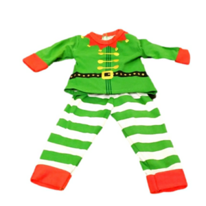 18" Doll 2 pc Pjamas set holiday elf